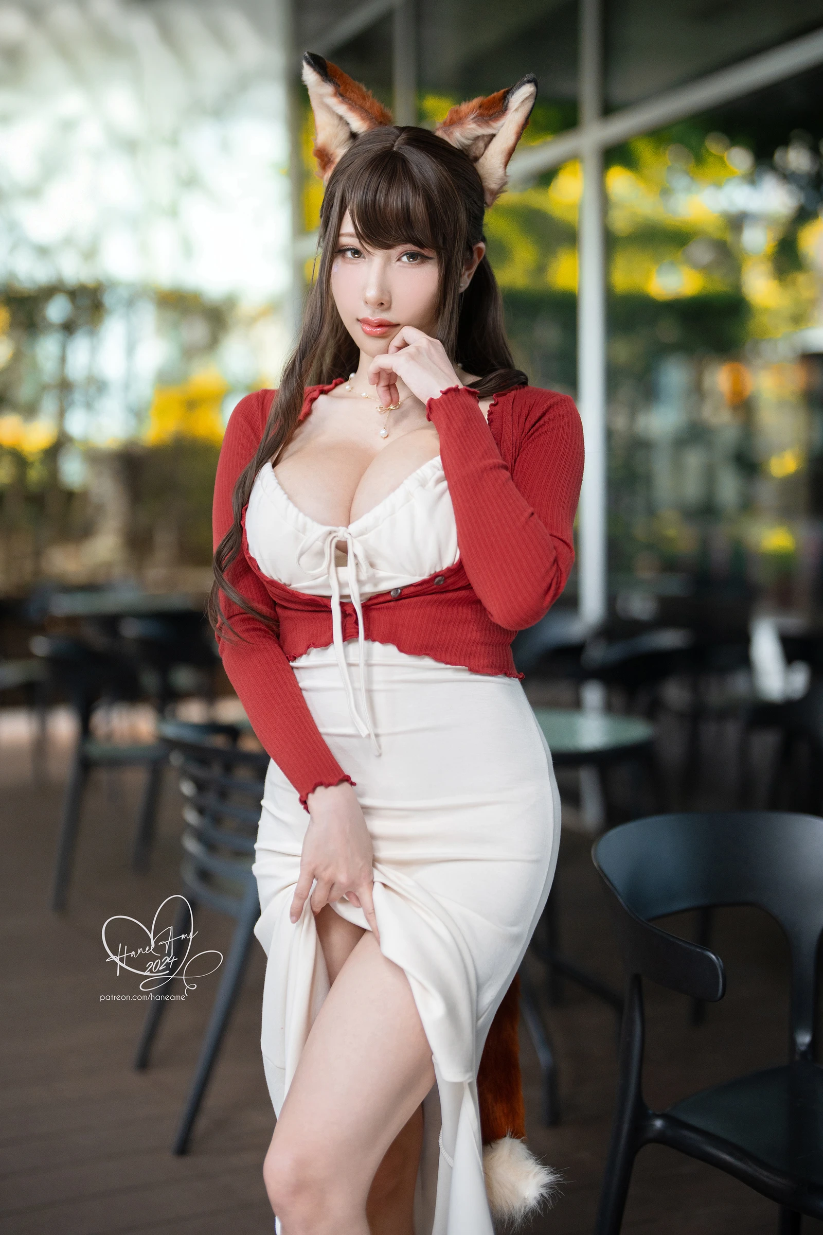图片[3]-雨波寵物女友 秋日狐狸女友咖啡 45P-COS世界